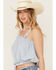 Image #2 - Free People Women's Because Of You Tank Top, Blue, hi-res