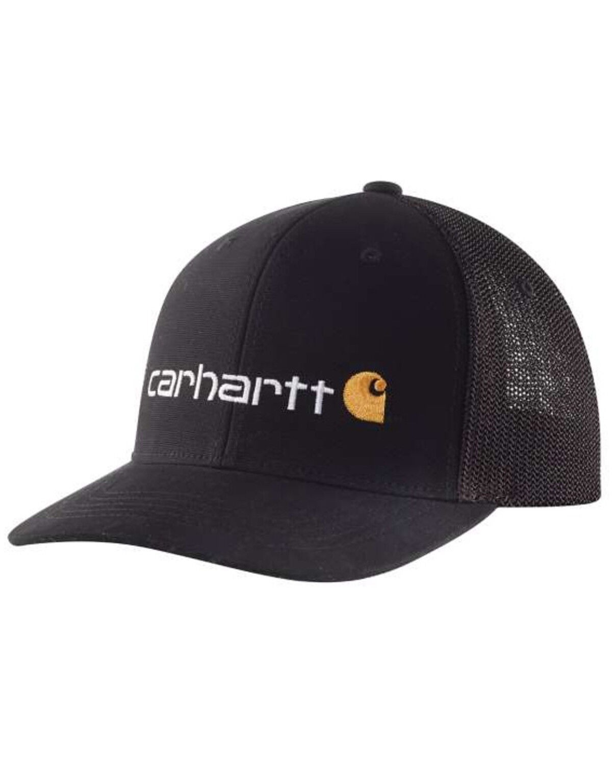 Image #1 - Carhartt Men's Canvas Rugged Flex Ball Cap, Black, hi-res