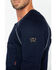 Cinch WRX Men's FR Cotton Long Sleeve Raglan Henley Work Shirt , Navy, hi-res
