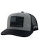 Image #1 - Hooey Men's Liberty Roper Trucker Cap, Grey, hi-res