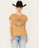 Shyanne Women's Wild West Tee, Coffee, hi-res