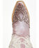 Image #6 - Corral Women's Metallic Embellished Overlay Western Boots - Snip Toe , Rose, hi-res