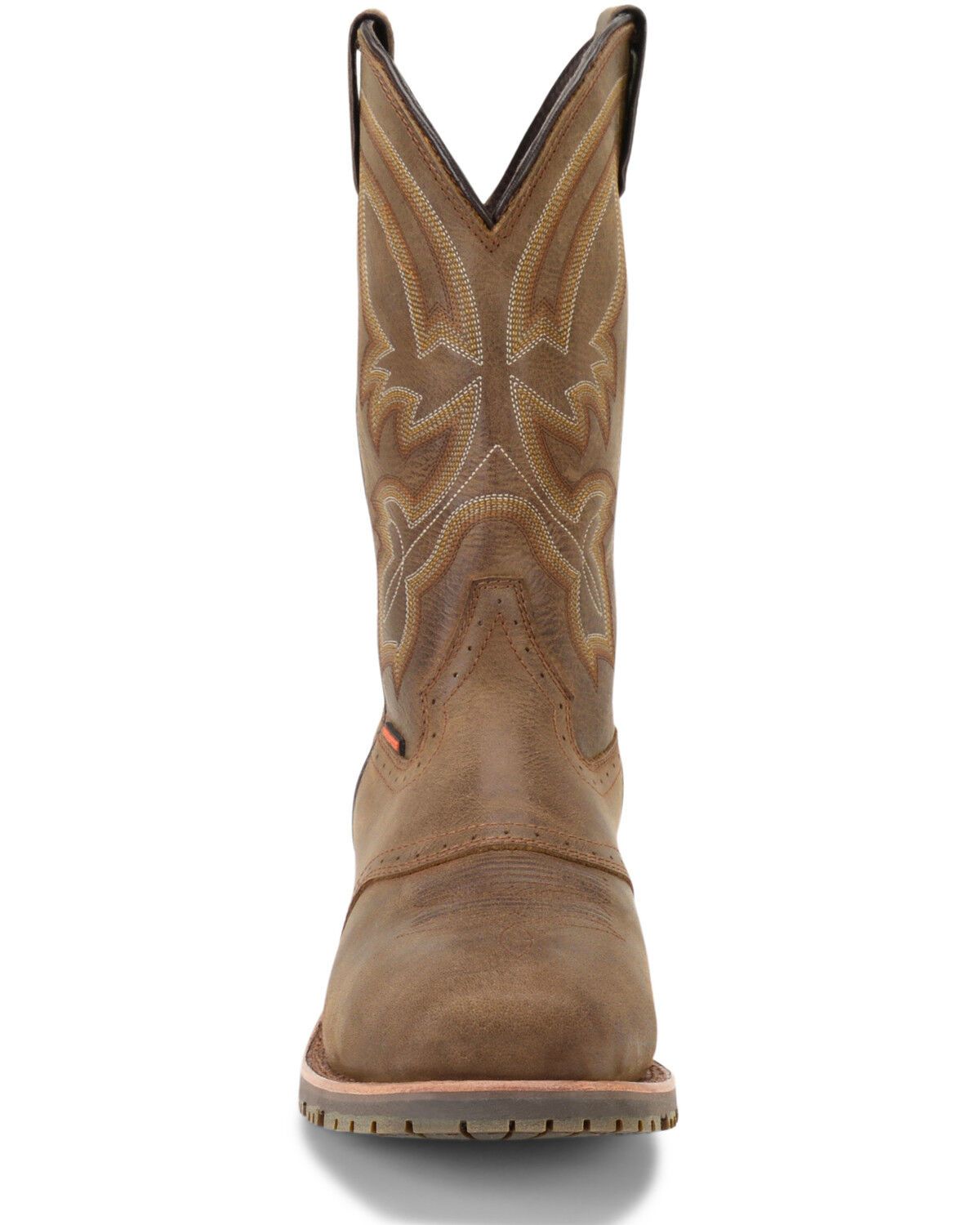 Image #4 - Double H Men's Ice Roper Waterproof Western Work Boots - Composite Toe, Brown, hi-res