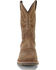 Image #4 - Double H Men's Ice Roper Waterproof Western Work Boots - Composite Toe, Brown, hi-res