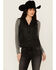 Image #2 - Scully Rangewear Women's Delicate Paisley Vest, Black, hi-res