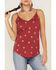Image #2 - Shyanne Women's Star Print Cami, Red, hi-res