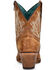 Image #3 - Corral Women's Embroidered Western Fashion Booties - Snip Toe, Gold, hi-res