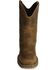 Image #4 - Durango Rebel Men's Pull On Western Boots - Square Toe, Brown, hi-res