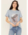 Image #1 - Wrangler Women's Americana Short Sleeve Graphic Tee, Blue, hi-res