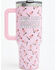 Image #1 - Boot Barn 40oz Long Live Cowgirls Tumbler With Handle, Pink, hi-res