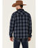 Image #4 - Cody James Men's Ice Cap Bonded Large Plaid Long Sleeve Button Down Western Flannel Shirt , , hi-res