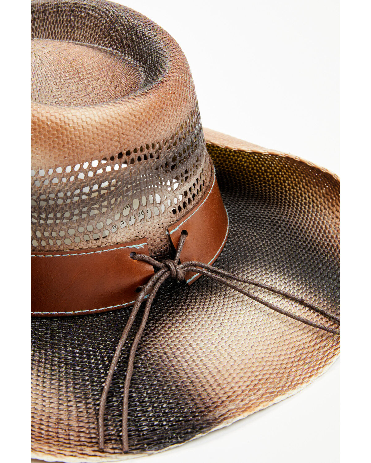 Image #3 - Shyanne Women's Long Island Lady Straw Cowboy Hat, Brown, hi-res