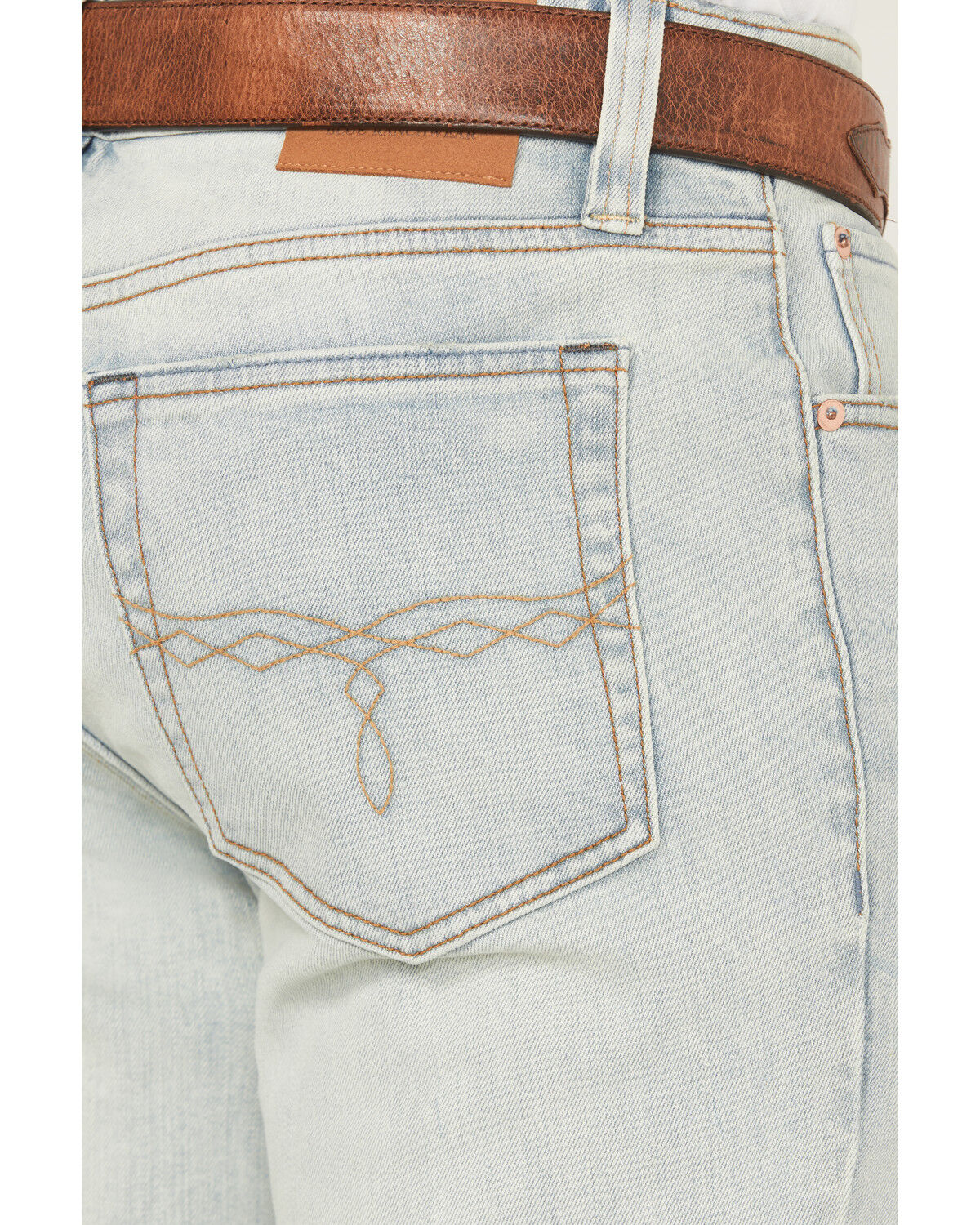 Image #4 - Blue Ranchwear Men's Bronson Slim Straight Stretch Denim Jeans, Light Wash, hi-res