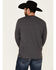 Wrangler Men's Charcoal Legendary Motorcycle Logo Graphic Long Sleeve T-Shirt  , Charcoal, hi-res