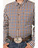 Image #3 - Cody James Men's Hound Dog Plaid Print Long Sleeve Button-Down Western Shirt - Big , Chocolate, hi-res
