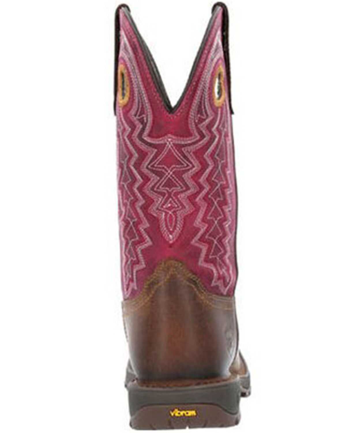 Image #5 - Rocky Women's Legacy 32 Western Boots - Broad Square Toe, Brown/pink, hi-res