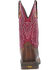 Image #5 - Rocky Women's Legacy 32 Western Boots - Broad Square Toe, Brown/pink, hi-res