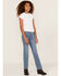 Image #1 - Levi's Little Girls' Lapis Sights Bootcut Jeans, Blue, hi-res