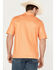 Cinch Men's Mini Geo Print Polo, Orange, hi-res