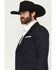 Image #2 - Rock & Roll Denim Men's Paisley Jacquard Modern Fit Sportcoat, Navy, hi-res