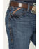 Image #2 - Ariat Men's M4 Newton Norwich Medium Wash Relaxed Straight Rigid Denim Jeans, Medium Wash, hi-res