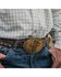 Image #1 - Montana Silversmiths Men's Faith of the Southwest Belt Buckle, Silver, hi-res