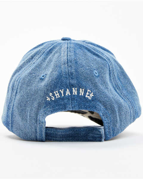 Image #3 - Shyanne Women's Denim Cowboy Hat Baseball Cap , Blue, hi-res