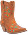 Image #1 - Dingo Women's Sugar Bug Suede Fashion Booties - Round Toe, Caramel, hi-res