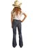 Image #2 - Rock & Roll Denim Girls' Double Button Stretch Trouser Jeans, Blue, hi-res