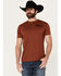 Image #1 - Changes Men's Coors Logo Short Sleeve Graphic T-Shirt, Russett, hi-res