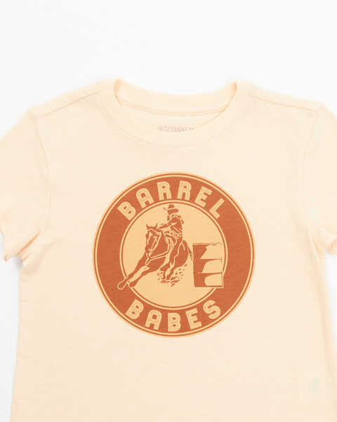 RANK 45 Toddler Girls' Barrel Babes Rodeo Horse Graphic Tee, Blush, hi-res