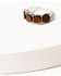 Image #2 - Shyanne Women's 4-piece Turquoise & Silver Beaded Wood Ring Set, Silver, hi-res