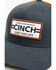 Image #2 - Cinch Men's FlexFit Logo Patch Ball Cap, Grey, hi-res