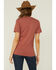Ranch Dress'n Women's Can't Talk Now Graphic Tee, Rust Copper, hi-res