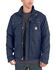 Image #2 - Carhartt Men's FR Full Swing Quick Duck Work Coat, Navy, hi-res