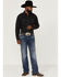 Ariat Men's Jurlington Retro Solid Pearl Snap Western Shirt , Charcoal, hi-res