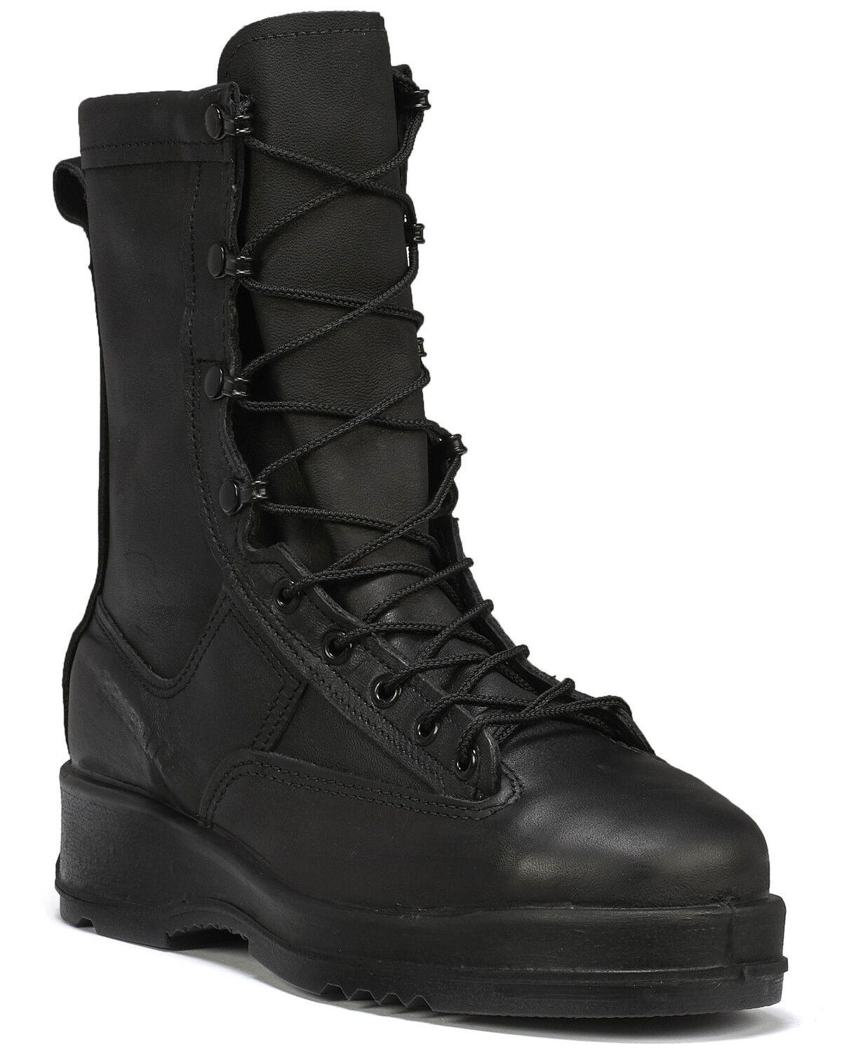 Image #1 - Belleville Men's Flight Waterproof Tactical Boots - Steel Toe, Black, hi-res