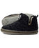 Image #1 - Ariat Women's Fleece Denim Slippers - Moc Toe, Black, hi-res
