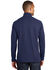 Image #2 - Port Authority Men's True Navy 3X Pinpoint Mesh 1/2 Zip - Big & Tall, Navy, hi-res