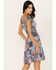 Wild Moss Women's Patchwork Print Dress, Multi, hi-res