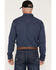 Image #4 - Cody James Men's FR Medora Print Long Sleeve Snap Stretch Western Work Shirt, Navy, hi-res