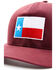 Oil Field Hats' Men's Red & White Texas Flag Patch Mesh-Back Ball Cap , Red, hi-res