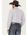 Image #4 - George Straight by Wrangler Men's Geo Button Down Long Sleeve Western Shirt, Purple, hi-res