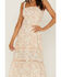 Idyllwind Women's Floral Print Midi Dress, Blush, hi-res