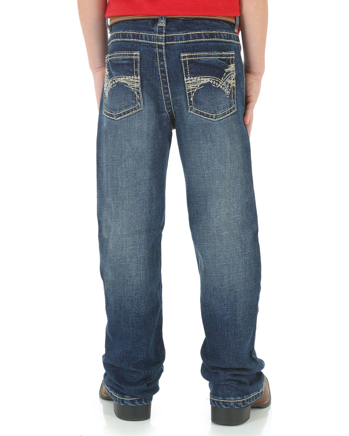 Wrangler 20X Boys' No. 42 Vintage Bootcut Jeans, Blue, hi-res