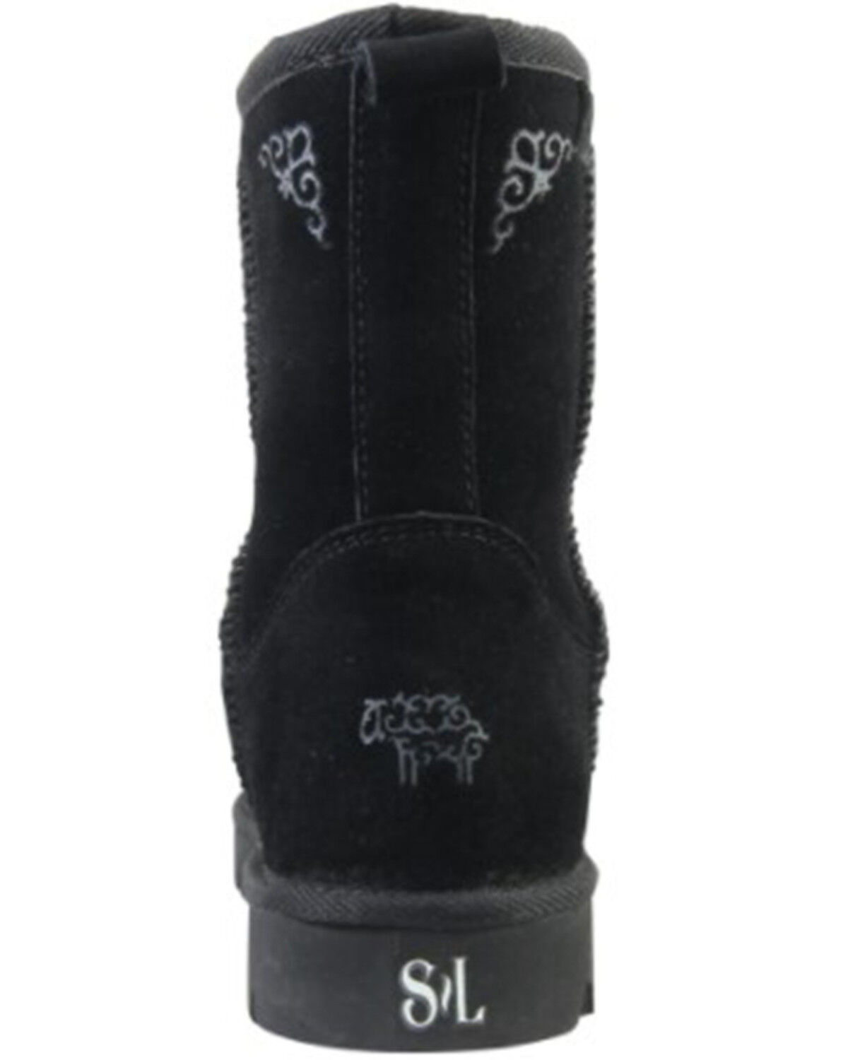 Image #5 - Superlamb Women's Argali 7.5" Suede Leather Pull On Casual Boots - Round Toe, , hi-res