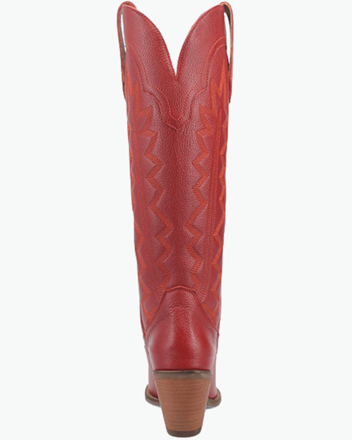 Image #5 - Dingo Women's High Cotton Tall Western Boots - Round Toe, Red, hi-res