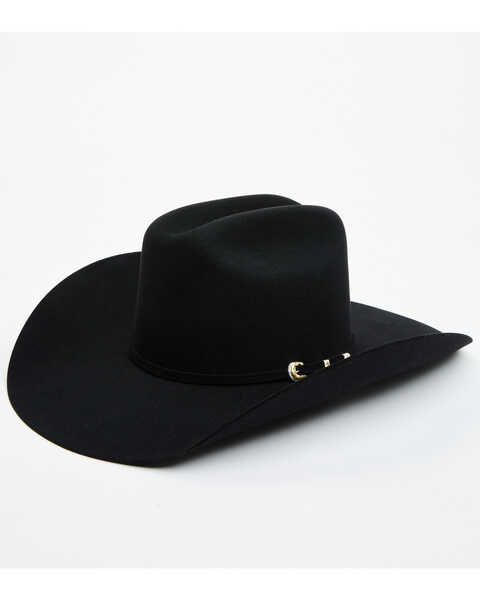 Cody James Black 1978 Men's Salinas 20X Fur Felt Cowboy Hat , Black, hi-res