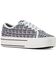 Image #1 - Ariat Women's Skyler YeeHaw Print Casual Shoes, Black/white, hi-res