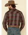 Image #2 - Resistol Men's Multi Chestnut Check Plaid Long Sleeve Western Shirt, Multi, hi-res